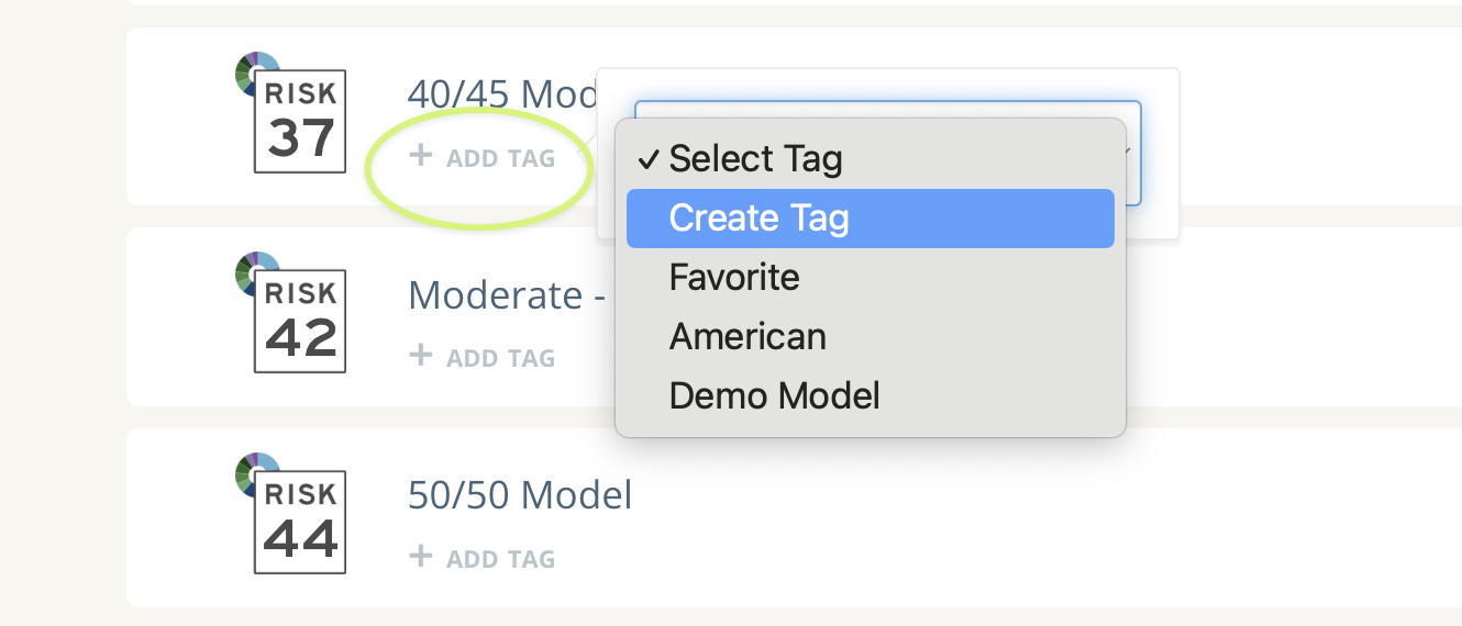 Organize Models with Tags
