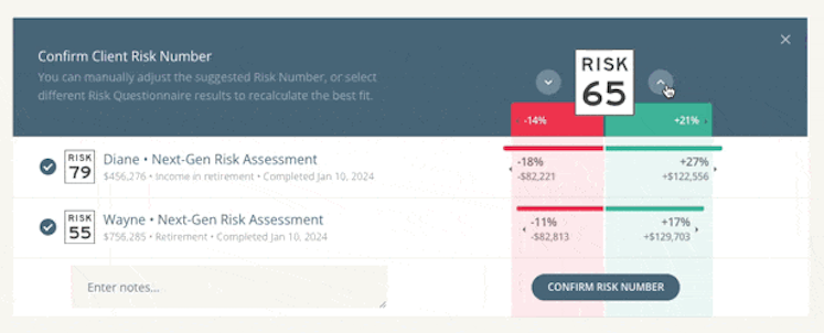 Manage Household Risk Numbers