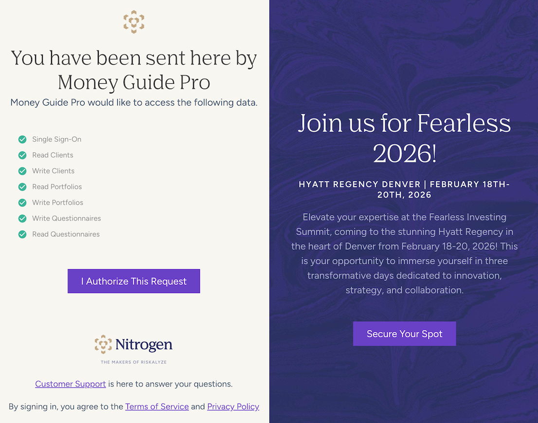 Set Up the Envestnet MoneyGuide Integration
